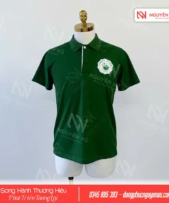 Bộ đồng phục Green Food nhìn tổng thể trước sau