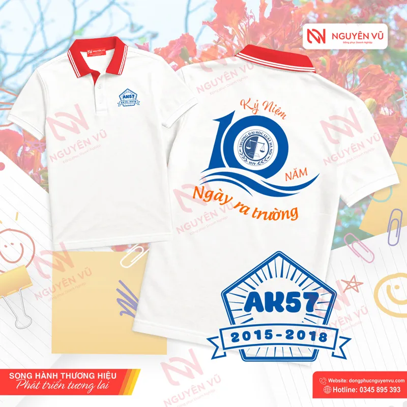 ao-ky-niem-10-nam-thiet-ke-sang-tao Áo kỷ niệm 10 năm ra trường thiết kế sáng tạo, in slogan ý nghĩa