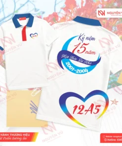 Chất liệu áo kỷ niệm 15 năm ra trường bền đẹp