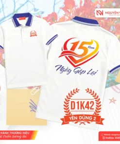 Áo kỷ niệm 15 năm ra trường form unisex