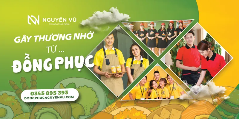 Đồng phục quán ăn - đồng phục Nguyên Vũ