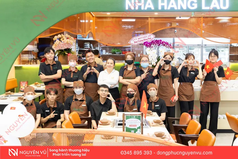Đồng phục Quán ăn , tiện lợi phục vụ