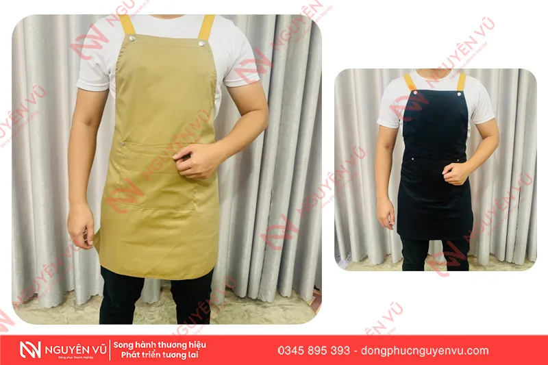 Tạp dề dáng dài cho nhân viên bếp